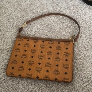 MCM brand wristlet/ shoulder bag